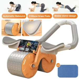 auto rebound ab wheel (2 elbow pads)