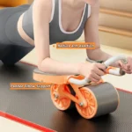 auto rebound ab wheel (2 elbow pads)