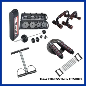 50kg gym set + spin bike & roller (copy)